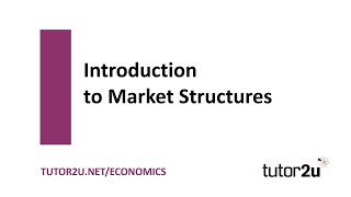 Introduction to Market Structures Introduction  Economics Revision [upl. by Alabaster]