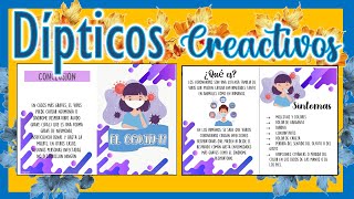 ✨Cómo hacer DIPTICOS en Word 💨💻 [upl. by Airoled209]