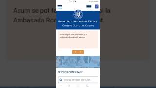 GHID  Programare pașaport electronic cu domiciliul în România Smartphone [upl. by Akimyt]
