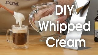 DIY whipped cream in 60 seconds [upl. by Salas]