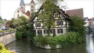 Old Town Medieval area of Esslingen am Neckar Germany [upl. by Camala]