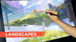 Top 5 Tips for Painting Environments amp Landscapes [upl. by Chelsae904]