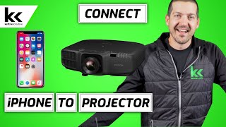 How To Connect An iPhone to Projector [upl. by Helali]