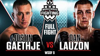 Full Fight  Justin Gaethje vs Dan Lauzon  WSOF 6 2013 [upl. by Nancie]