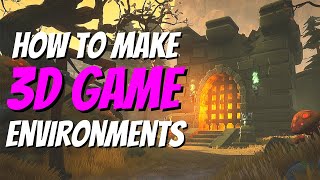 How to Create Game Environments using 3D Software [upl. by Atnwahsal]