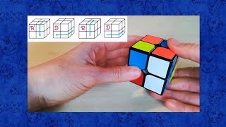 2x2 Mini Cube lösen  einfachste Anfängerlösung [upl. by Buff]