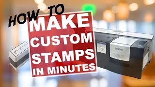 How to Make Custom Rubber Stamp in Minutes  Stampcreator Pro [upl. by Eiliah]