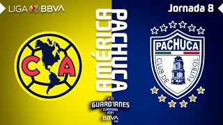 Resumen y Goles  América vs Pachuca  Liga BBVA MX  Guard1anes 2021  Jornada 8 [upl. by Shani]