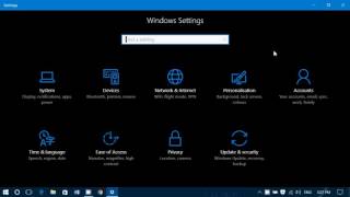 Windows 10 Settings The basics of finding a setting with search [upl. by Dayiz351]