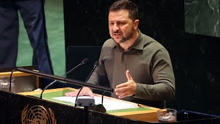 WATCH Zelensky speaks at UN Security Council [upl. by Tavi]