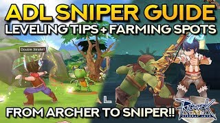 ADL SNIPER GUIDE Leveling Tips and Farming Spots  Ragnarok Mobile Eternal Love [upl. by Allard]