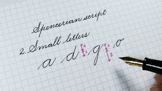 Spencerian Penmanship for beginners Part 1  How to write in Spencerian script  Cursive handwriting [upl. by Milissa]