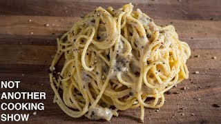 how to make REAL CACIO E PEPE like they do in ROME [upl. by Arrek]