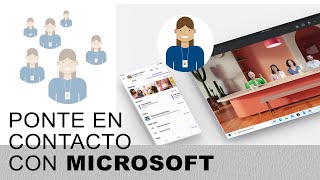 Cómo CONTACTAR Con Microsoft  Obtener soporte técnico  2021 [upl. by Ativahs796]