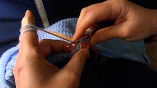 Working behind Crochet stitches into skipped Stitches [upl. by Oderfigis]