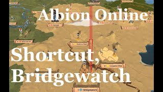 Albion Online  Caerleon to Bridgewatch fast almost safely [upl. by Ahsiaa]