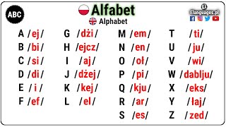 Alfabet angielski wymowa  Alphabet in English [upl. by Arhna144]