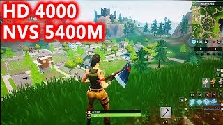 Fortnite on Intel HD 4000 vs Nvidia NVS 5400M compared ThinkPad T430 [upl. by Dorothee651]