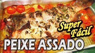 Delicioso PEIXE ASSADO bagre no forno SEM papel alumínio [upl. by Leopoldine]