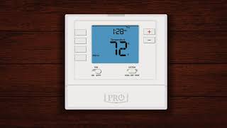 How To Program a PRO1 Thermostat T705 [upl. by Leonor]