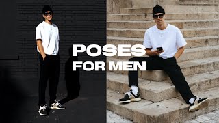 5 SIMPLE POSES for Men´s Instagram Streetstyle Pictures [upl. by Otero]