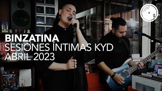 Binzatina en vivo en Disquería KYD [upl. by Hillari]