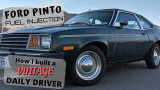 How I built my FUEL INJECTED Ford Pinto using Holley Sniper 2300 EFI [upl. by Firooc972]