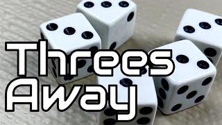 How to Play Threes Away  dice games [upl. by Hornstein]