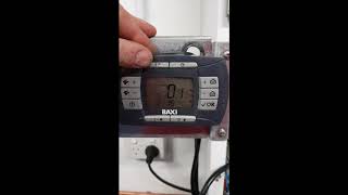 Setting a BAXi Luna 3 Boiler to Low Temperature Mode [upl. by Sibelle]