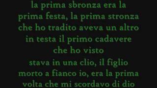 La prima volta Salmo testo [upl. by Rafi]