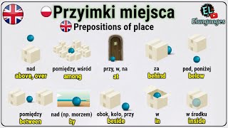 Przyimki miejsca po angielsku NA W POD PRZY ZA  Prepositions of place in English [upl. by Elleinahc988]