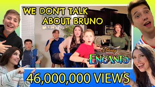 Family Reacts to “We Don’t Talk About Bruno” From Encanto BLOOPERSBTS [upl. by Siduhey245]