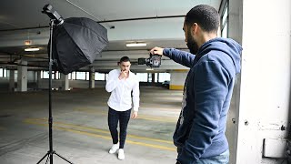 Male model urban Photoshoot  5 posing tips [upl. by Arahsak]