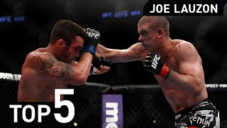 Joe Lauzon MMA Jiu jitsu Top 5 UFC fight highlight 2015 [upl. by Orozco]