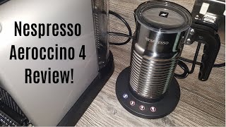 Nespresso Aeroccino 4 Milk Frother Review  Worth upgrading from the Aeroccino 3 [upl. by Auhsohey83]