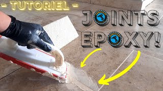 COMMENT FAIRE DES JOINTS EPOXY SUR CARRELAGE Tuto et démo [upl. by Thorner831]