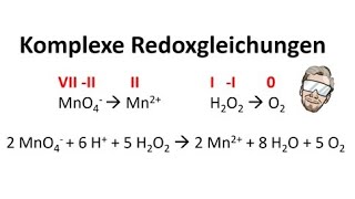 Komplexe Redoxgleichungen aufstellen  sauer amp basisch  Chemie Endlich Verstehen [upl. by Sybille286]