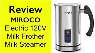 Review Miroco Milk Frother  How to make froth milk at home [upl. by Edyaj]