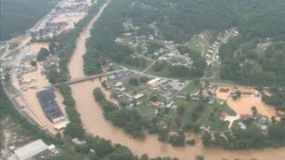 West Virginia gets aid after deadly flood [upl. by Aivatal]