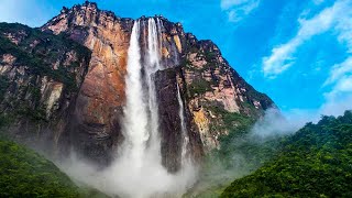 Worlds highest Waterfall  the most beautiful Angel Waterfalls of Venezuela [upl. by Lorry20]