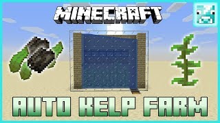 Minecraft 114 Automatic KELP FARM Tutorial [upl. by Aryhs520]