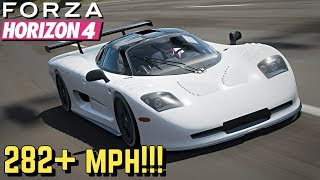 FORZA HORIZON 4  282 MPH Mosler MT900S Setup [upl. by Yahs]