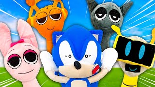 Sonic Meets SPRUNKI  Sonic and Friends [upl. by Anialeh820]