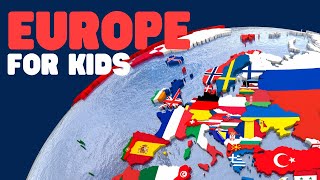 Europe for Kids  Learn interesting facts and History about the European Continent [upl. by Gavra]