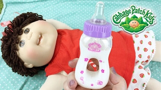 Babyland Exclusive Cabbage Patch Kid Olive Changing amp Modified Magic Bottle [upl. by Amathiste151]