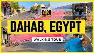 🇪🇬 Walking Tour of Dahab Egypt 4K Walks HD  60fps [upl. by Sillig]