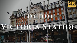 London Victoria Station Walk Through England 4K [upl. by Goles]