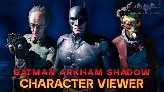 Batman Arkham Shadow  Character Viewer amp Bios [upl. by Gauldin580]