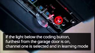 Programming a Sommer Remote control to a Marathon Garage Door System [upl. by Frulla969]