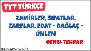 Zamirler Sıfatlar Zarflar Edat  Bağlaç  Ünlem [upl. by Kcorb]